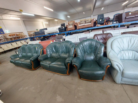 Sofa / couch  3teilig Leder gepflegt - HH120512