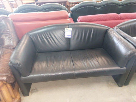 Sofa - Couch zweisitzer in schwarz - HH120631