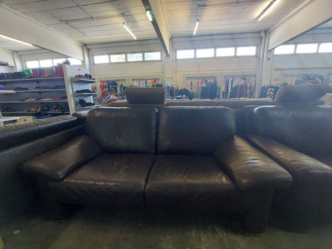 Sofa - Couch in Leder 2teilig - HH270621