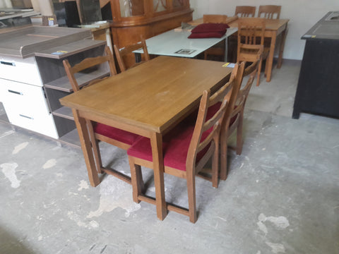 Esstisch / Tisch mit 4-Stühlen Eiche - HH250104