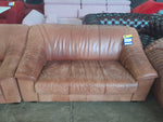 Sofa / Couch mit Sessel Leder - HH070903