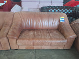 Sofa / Couch mit Sessel Leder - HH070903