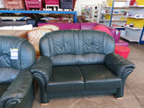 Sofa / Couch in Leder 2-teilig - HH051114