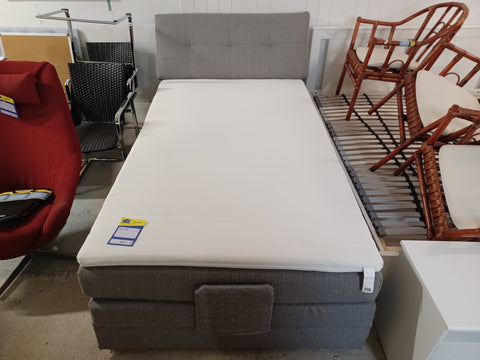 Boxspringbett / Bett in grau (elektrisch verstellbar) - LD091218