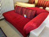 Couch / Chaiselongue / Récamiere in rot - LD030701